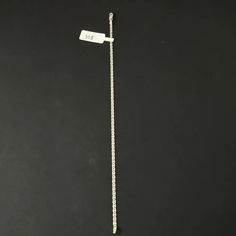 Esclava De Plata 925,925 Silver Bracelet - 9 Inch